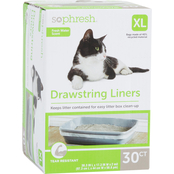 So Phresh Fresh Water Scent Drawstring Litter Box Liners 30 ct.