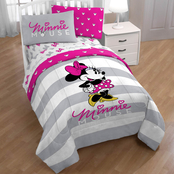 Minnie Go With The Bow Twin Comforter