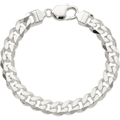Sterling Silver 9mm Curb Chain Bracelet