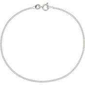 Sterling Silver 1.5mm Curb Chain Bracelet