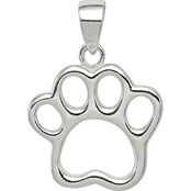 Sterling Silver Paw Charm