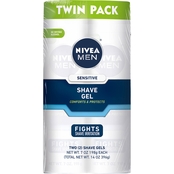 Nivea Men Sensitive Shaving Gel Twin Pack
