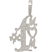 Sterling Silver Number 1 Mom Charm