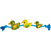 Leaps & Bounds Plush Ducks in a Row Rope Dog Toy, Extra Large
