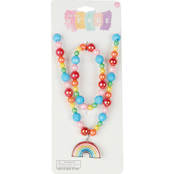 On The Verge Rainbow Bracelet and Necklace 2 pc. Set
