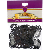 Toshica's Finest Black Rubber Bands 250 ct.