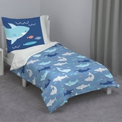 NoJo Shark 4 pc. Toddler Bed Set