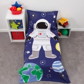 NoJo Space Astronaut Glow in the Dark 4 pc. Toddler Bedding Set