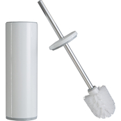 Bath Bliss Aluminum Stainless Steel Toilet Brush with Removable Liner