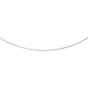 Sterling Silver 1.35mm with 2 in. Extension Neck Wire Chain
