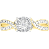 10K Gold Diamond Accent Promise Ring