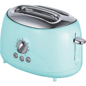 Brentwood Cool Touch 2 Slice Extra Wide Slot Retro Toaster