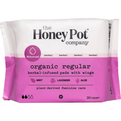 The Honey Pot Regular Herbal Menstrual Pads 20 ct.