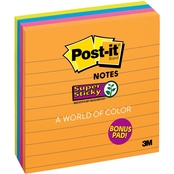 Post-it Super Sticky Notes, 4 X 4 in. 3 Pk.