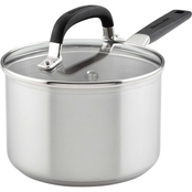 Kitchen Aid Stainless Steel Covered 2 qt. Saucepan