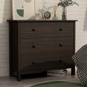 Furniture of America Aurelia Transitional Small Wenge Dresser