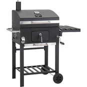 GrillSmith Drover Charcoal Grill with Side Shelf