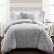 Lush Decor Emma Faux Fur 3 pc. Comforter Set