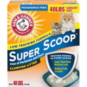 Arm & Hammer Super Scoop Clumping Fragrance Free Cat Litter 40 lb.