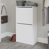Sauder Shoe Storage Cabinet with Compartments
