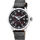 Gevril Men's Vaughn Swiss Automatic GMT Sellita SW330 Movement Watch 44503