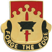 Army 615th Support Battalion Unit Crest