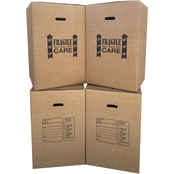 Uboxes Kitchen Double Wall Heavy Duty 18 in. x 18 in. x 28 in. Moving Boxes 4 pk.