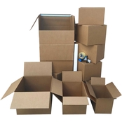 Uboxes 1 Room Wardrobe Moving Kit with 10 Packing Boxes and Moving Supplies