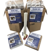 Uboxes Kitchen Moving Box and Supplies Kit with 4 boxes and Dish and Glass Inserts