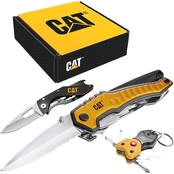 CAT 3 Piece 9 in 1 Multi Tool, Knife & Key Chain Set