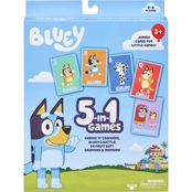 Moose Toys Bluey 5 in 1 Card Game Set