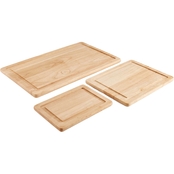 Farberware Rubberwood Trench Cutting Board 3 pc. Set