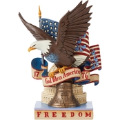 Jim Shore Heartwood Creek Patriotic Eagle Figurine