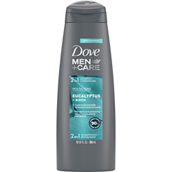 Dove Men+Care 2 in 1 Eucalyptus and Birch Shampoo and Conditioner 12 oz.