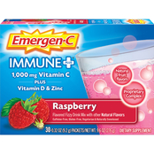 Emergen-C Immune Dietary Supplement, Raspberry Flavor