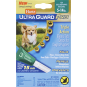 Hartz UltraGuard Pro Flea and Tick Drops for Dogs and Puppies Under 15 lb.
