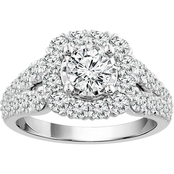 10K White Gold 2 CTW Diamond Engagement Ring