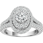 14K 1 1/2 CTW Diamond Engagement Ring