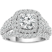 14K 3 CTW IGI Certified Diamond Engagement Ring