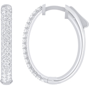 Lola's Love 10K White Gold 1 CTW Diamond Earrings