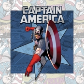 Marvel Captain America Throwing Shield Star Printed Canvas 15 x 15