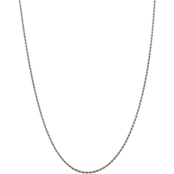 Sterling Silver Children's 1.85mm Diamond Cut Rope Chain Necklace