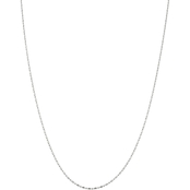 Sterling Silver Children's 1.5mm Fancy Beaded Chain Necklace
