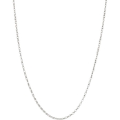 Sterling Silver Children's 2.5mm Oval Fancy Rolo Chain Necklace