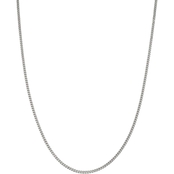 Girls Sterling Silver 3mm Curb Chain