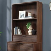 Sauder 2 Shelf Library Hutch with Pull Out Drawer