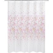 Allure Confetti Pink Shower Curtain