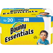 Bounty Essentials Select A Size Paper Towel Mega Rolls 12 ct.