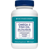 The Vitamin Shoppe Omega-3 Fish Oil EPA / DHA 1,000mg Softgels 60 ct.