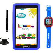 Linsay 7 in. 2GB RAM 32GB Tablet with Kids Holder, Pen and Smartwatch
